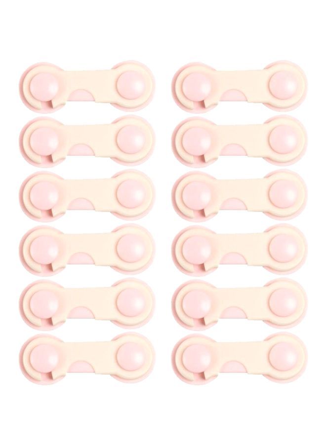 NIBEMINENT 12-Piece Child Safety Device Pink/White 