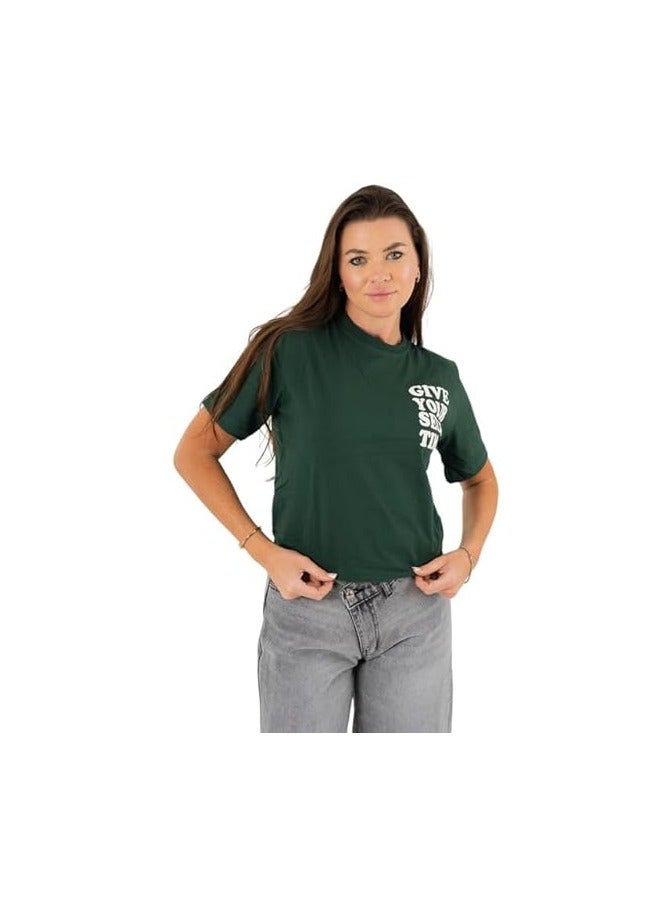Mosca Women's Wear Give Yourself Printed Short Sleeve Cotton T-Shirt - Image 1