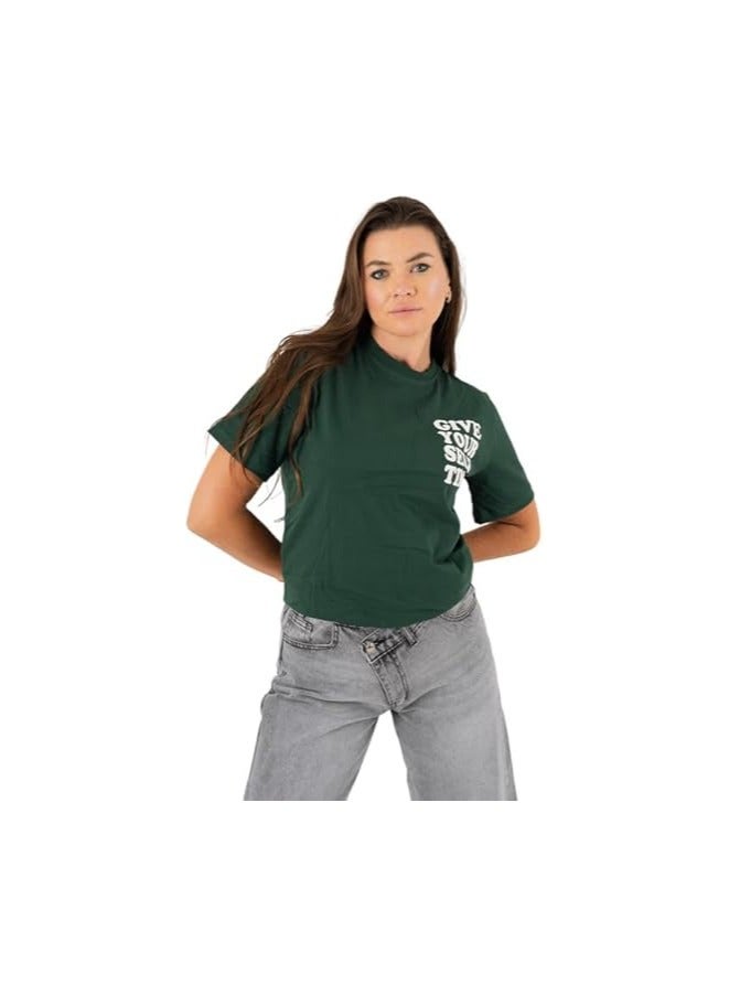 Mosca Women's Wear Give Yourself Printed Short Sleeve Cotton T-Shirt - Image 2