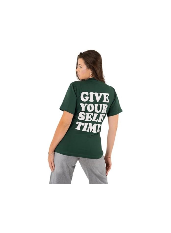 Mosca Women's Wear Give Yourself Printed Short Sleeve Cotton T-Shirt - Image 5