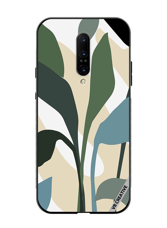 VR CREATIVE Protective Case Cover For OnePlus 7 Pro Leaf Tropical Design Multicolour - Image 1