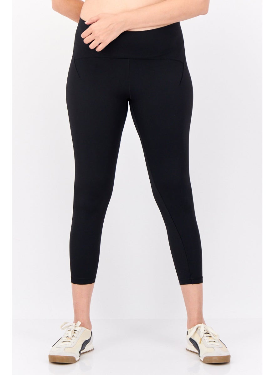 Adidas Women Sportswear Fit Brand Logo Outdoor Tights, Black  - Image 1