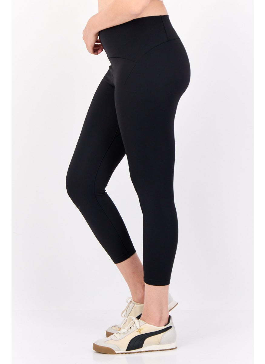Adidas Women Sportswear Fit Brand Logo Outdoor Tights, Black  - Image 2