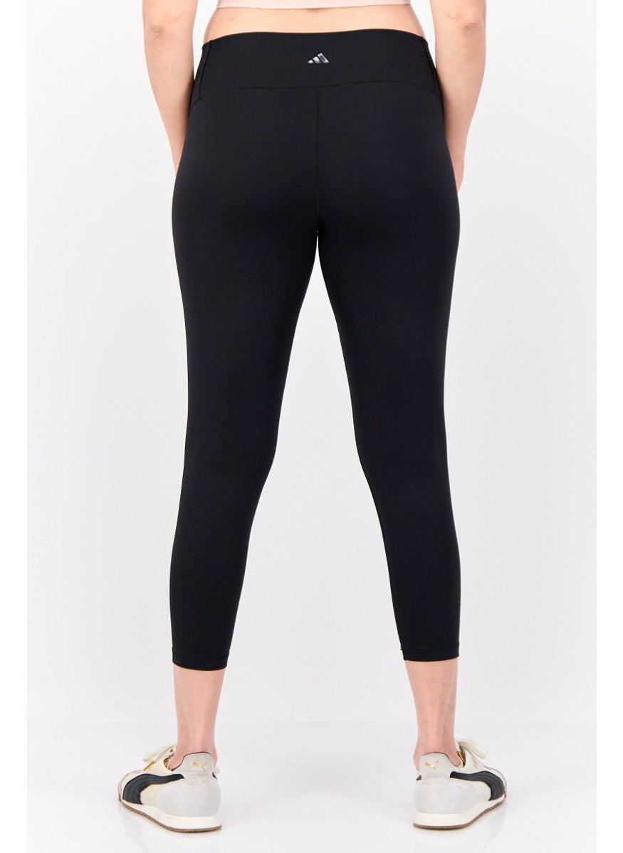 Adidas Women Sportswear Fit Brand Logo Outdoor Tights, Black  - Image 3