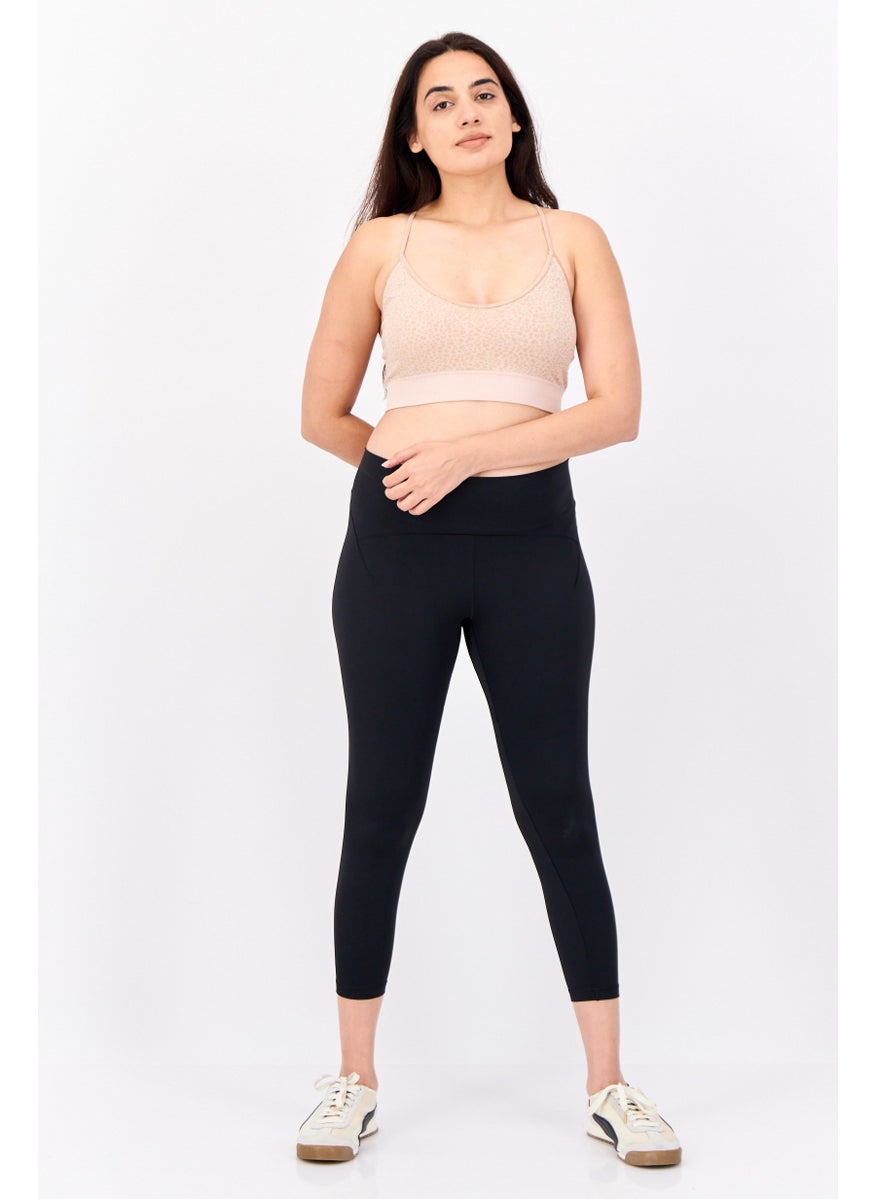 Adidas Women Sportswear Fit Brand Logo Outdoor Tights, Black  - Image 4