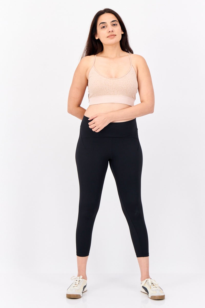 Adidas Women Sportswear Fit Outdoor Tights, Black - Image 4