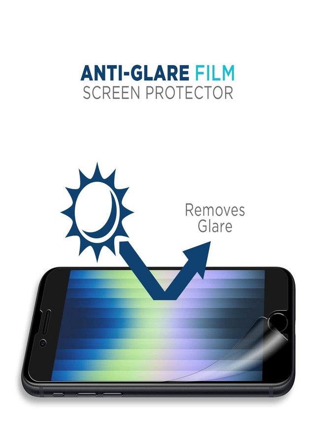 Tech Armor Matte Anti-Glare/Anti Fingerprint Film Screen Protector for Apple NEW iPhone SE 2022, 2020, and iPhone 7, 8 (4.7 Inch) 3 Pack - Image 2