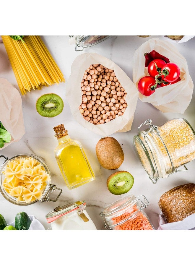 Tatuo 50 Pcs 6 x 8 Inches Muslin Bags Cotton Drawstring Bags Canvas Linen Bag Sachet Bag Reusable Empty Gift Pouch for Party Home Supplies - Image 5