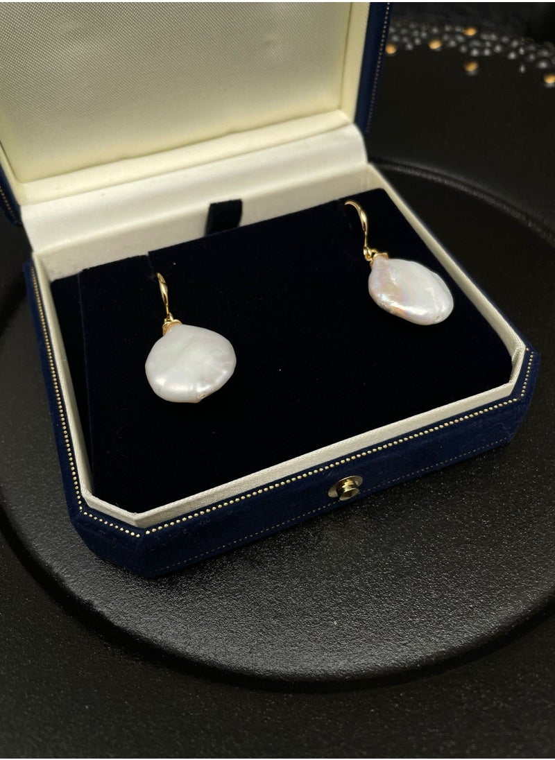 General 925 Silver-Plated 18K Gold Inlaid Natural Freshwater Baroque Pearls/2-Piece Original Jewelry Set/Bracelet/NeckLace/Earrings  - Image 3