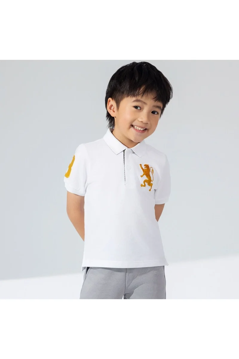GIORDANO White Lion Polo for Boys