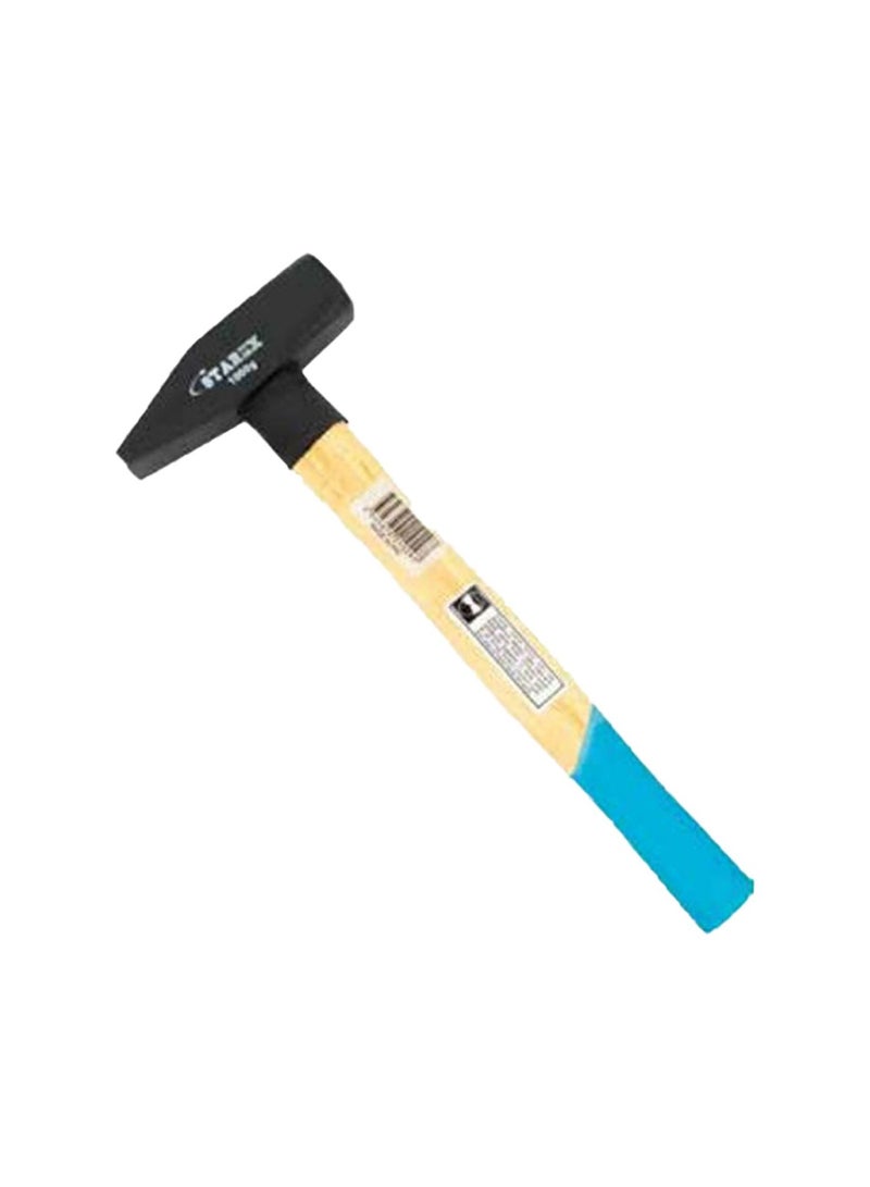 ستار إكس Starex Hammer Machinist 200 جرام مقبض خشبي لون أزرق مع حلقة معدنية
