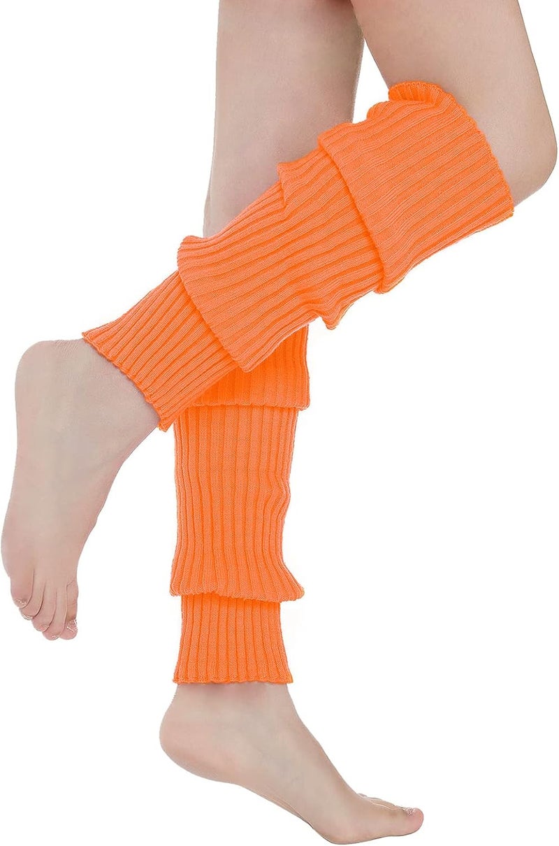 Sarfel Leg Warmers for Women 80s Ribbed Knit Leg Warmer Custume Womens Leg Warmers Sports Party Accessories - Image 2