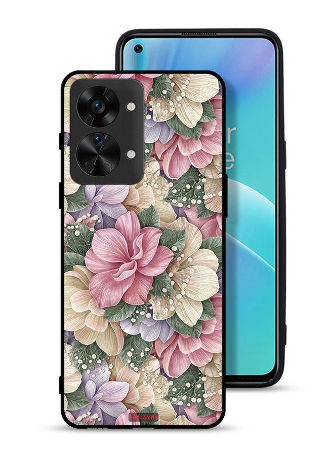 Tolwak OnePlus Nord 2T 5G Protective Case Cover Hd Floral - Image 1