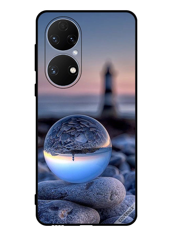 Covernex Protective Case Cover For Huawei P50e Photography Of Nature In Round Glass - Image 1