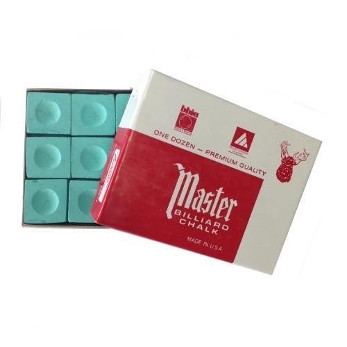 Laxmi Ganesh Billiard Laxmi Ganesh Billiard Snooker Master Green Chalk 12 Piece 