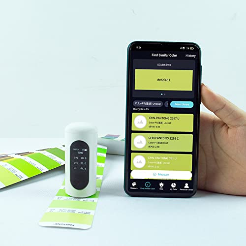 VINCKOLOR Mini Colorimeter, for Color Capturing, Matching, Comparing, Saving, Measure Paint and Digital Color Values Instantly,Color Analyzer with Diameter of 4mm - Image 3