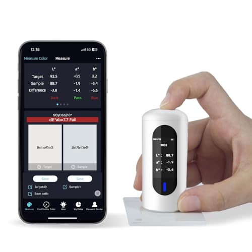 VINCKOLOR Mini Colorimeter, for Color Capturing, Matching, Comparing, Saving, Measure Paint and Digital Color Values Instantly,Color Analyzer with Diameter of 4mm - Image 1