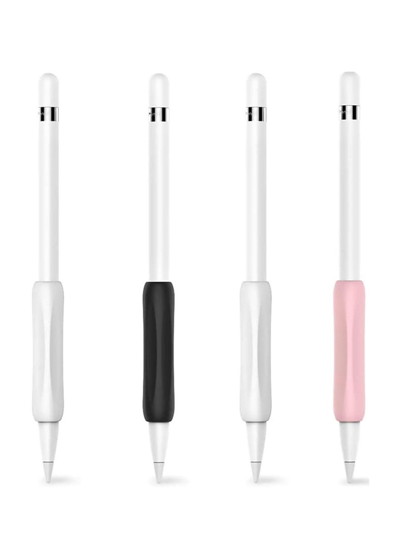 Silicone Soft Anti-Slip Grip Holder Sleeve fGrip Holder Silicone Soft Anti-Slip Sleeve Accessories Compatible with Apple Pencil 1st and 2nd Generation (6 Pack) or Apple Pencil 1st and 2nd Gen, 4 Pack - Image 1