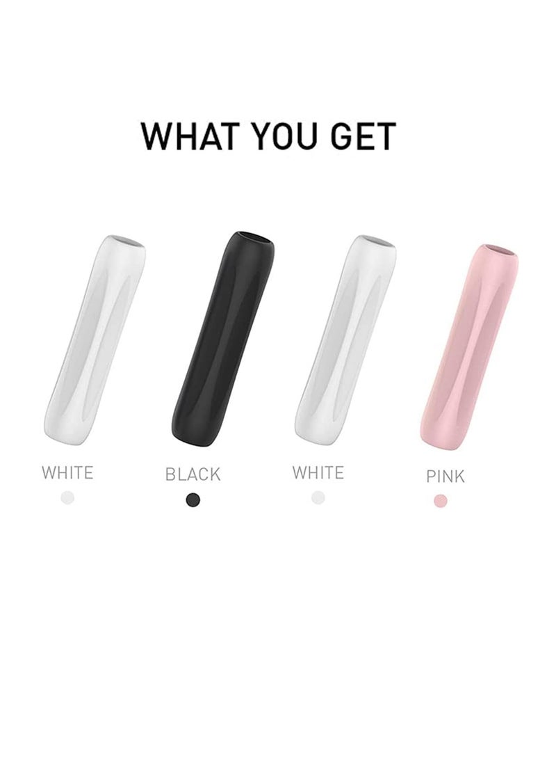 Silicone Soft Anti-Slip Grip Holder Sleeve fGrip Holder Silicone Soft Anti-Slip Sleeve Accessories Compatible with Apple Pencil 1st and 2nd Generation (6 Pack) or Apple Pencil 1st and 2nd Gen, 4 Pack - Image 2