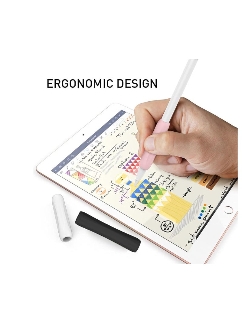 Silicone Soft Anti-Slip Grip Holder Sleeve fGrip Holder Silicone Soft Anti-Slip Sleeve Accessories Compatible with Apple Pencil 1st and 2nd Generation (6 Pack) or Apple Pencil 1st and 2nd Gen, 4 Pack - Image 4