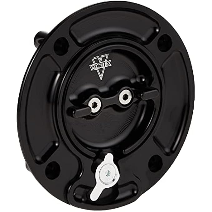 Vortex Gc510K V3 Black Gas Cap For Suzuki Motorcycles - Image 1