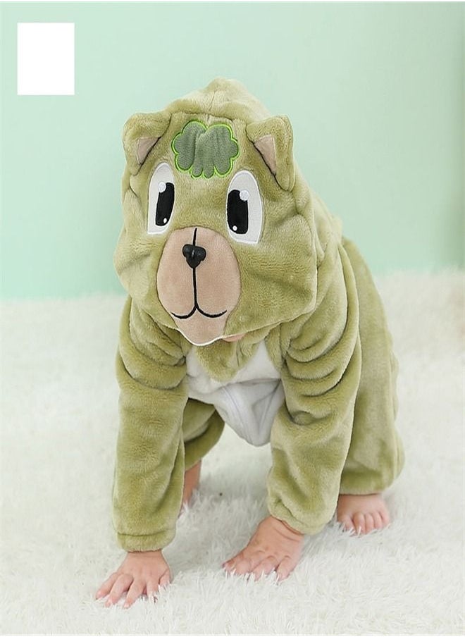 Loquat - Baby Three-Dimensional Modeling Hooded Bodysuit - Image 1