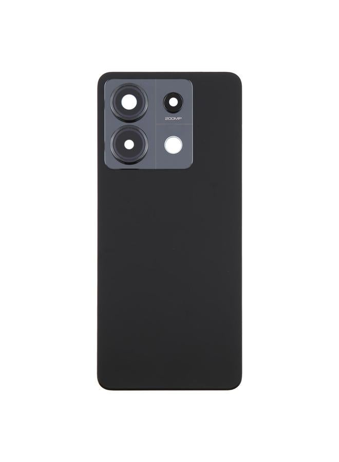 erorex For Xiaomi Redmi Note 13 Pro 5G OEM Back Cover with Camera Lens Cover(Black) - Image 2