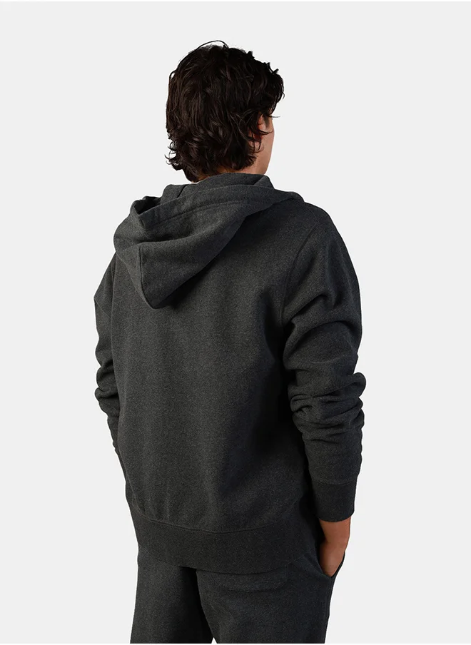 American Eagle Graphic Zip Through Hoodie