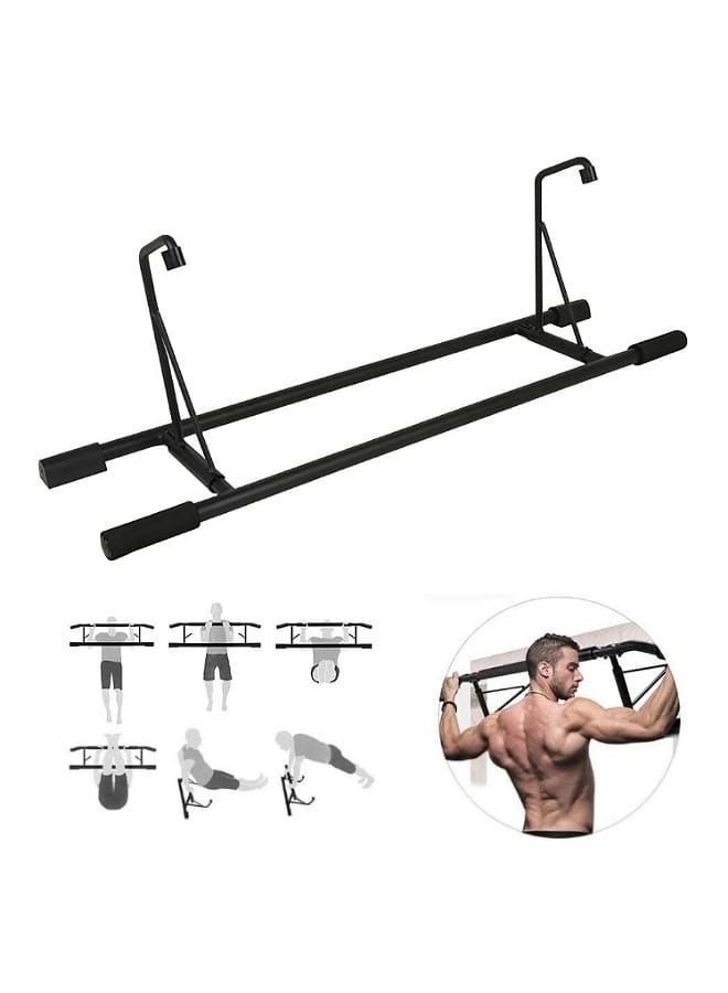 الكوتش قضيب تمارين العقلة يثبت على لباب ، شريط سحب  مع خطافات تثبيت ، قابلة للطي 4 في 1 شريط للجيم المنزلي - Image 3