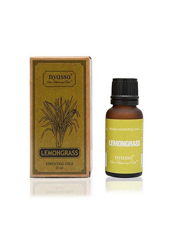 Nyassa Lemongrass Essential Oil 20Ml. Pure And Natural With No Parabens Silicons Petroleum.The Antioxidants Present Work Skin Deep To Give Younger Looking Flawless Skin.Rejuvenates Mind And Body.  - Image 1
