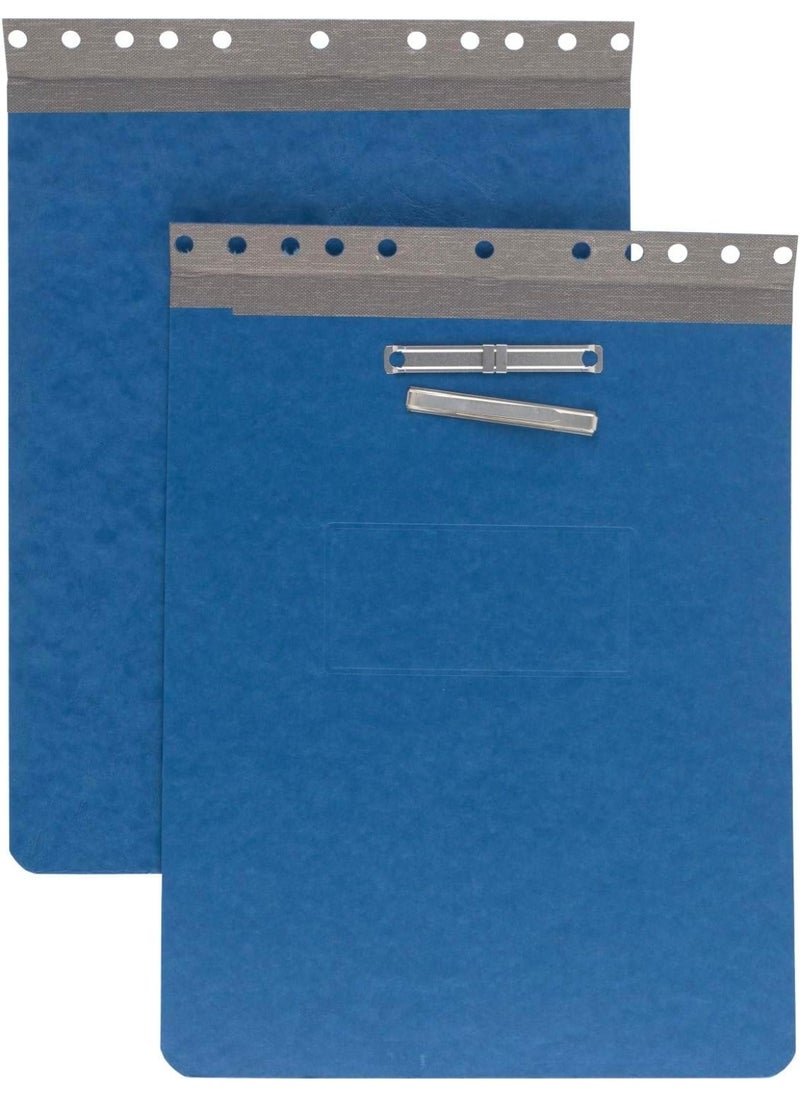 GBC GBC ACCO PRESSTEX Report Covers, Top Bound, 2.75 Inch Centers, Light Blue, 8.5 x 11 Inches , 2 Per Pack (A7022272A)  - Image 1