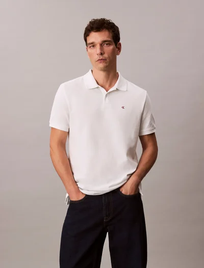 Calvin Klein Jeans Cotton Piqué Polo Shirt