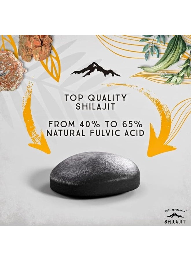 Pure Himalayan Shilajit Shilajit Dry Drops from Pure Himalayan Shilajit - Original Siberian Shilajit, 100% Pure, Trace Minerals & Fulvic Acid (120 drops) - Image 2