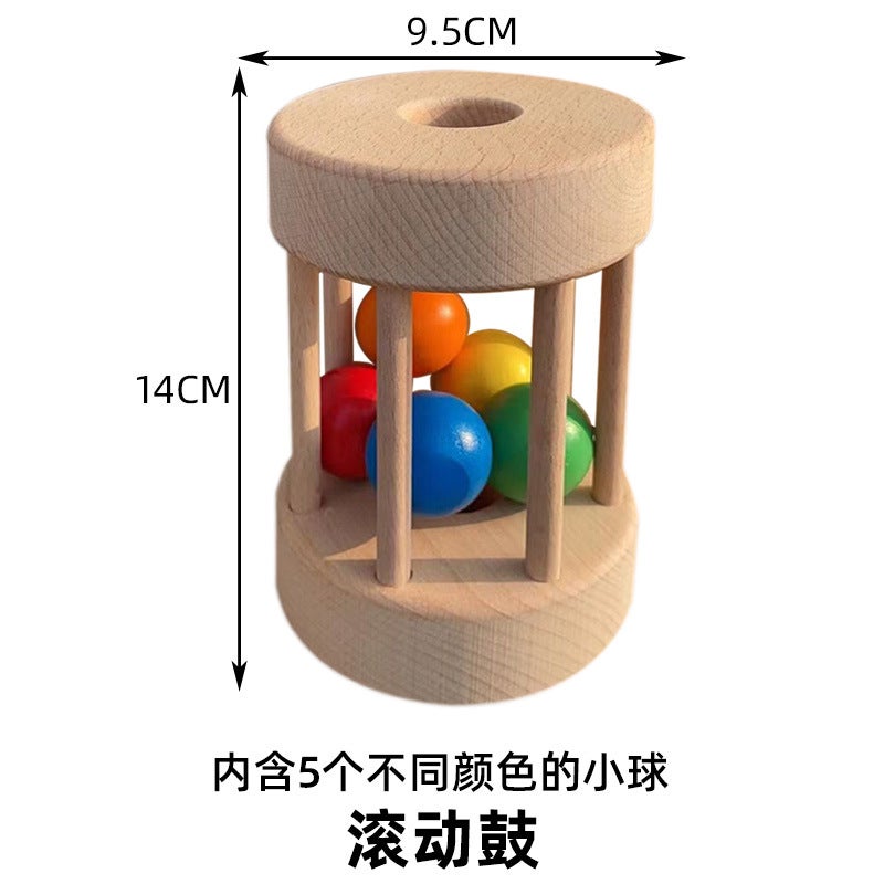 Montessori Teaching Aids Children'S Wooden Toys 1-3 Years Old Early Education Educational Learning Box Gift Coin Drawer Game - Image 1