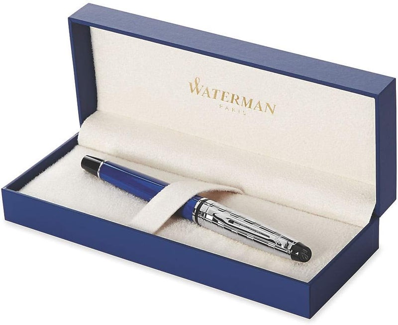 Waterman قلم رولربول ووترمان إكسبيرت ديلوكس أزرق أوبسيشن CT - Image 1