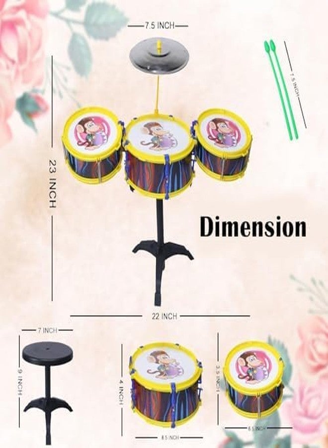 AASA Kids Drum Set Fun Play Instrument Toys for Boys and Girls, Birthday Gift Item (Drum Set) - Image 2