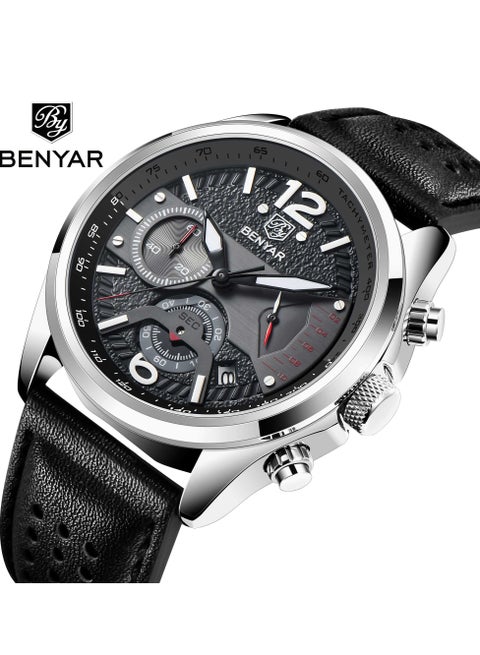 Watches for Men Watch Quartz Luxury Chronograph Waterproof Watch 5171