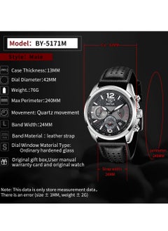 Watches for Men Watch Quartz Luxury Chronograph Waterproof Watch 5171 - pzsku/Z42EBDD05E30852162ADFZ/45/_/1722421073/e8582659-aca0-49da-a343-a6531a10c3ee