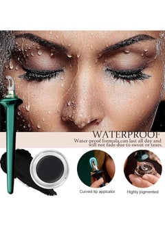 DNM DNM Easy No-Skip Eyeliner,DNM Wand & Long-Wear Eyebrow Cream/ Eyeliner Cream (Black), Multi-Purpose Make-Up Application Tool, Universal Design for Easy Eye & Eyebrow& Lip Liner, Versatile and Reusable  - Image 4