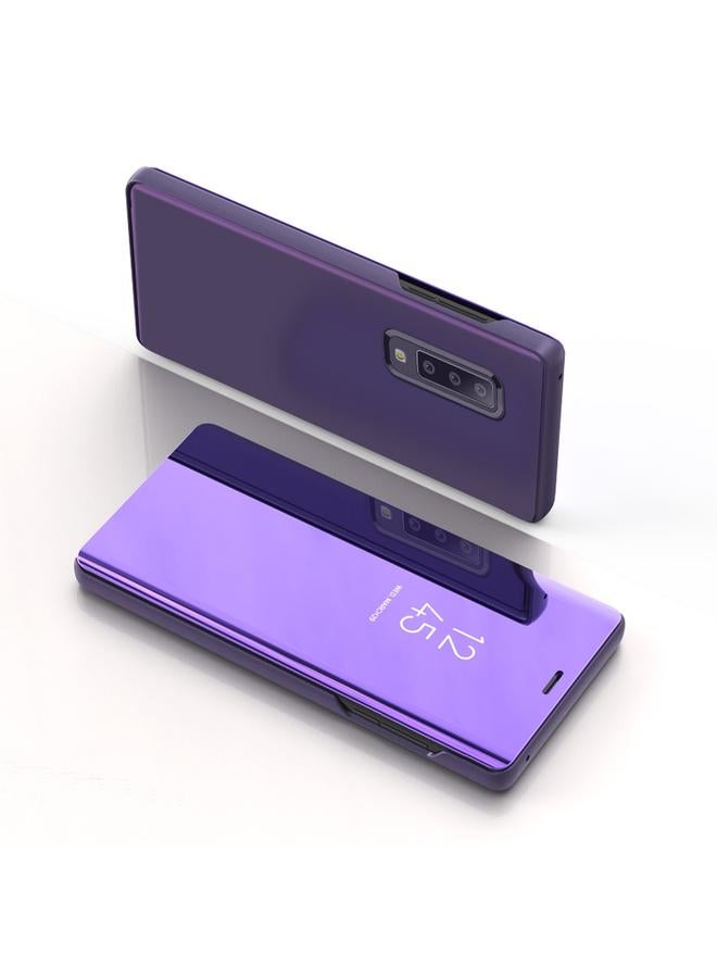 Zaboon Case For Galaxy A90 5G Electroplating Mirror Horizontal Flip PU Leather Case with Holder - Image 2