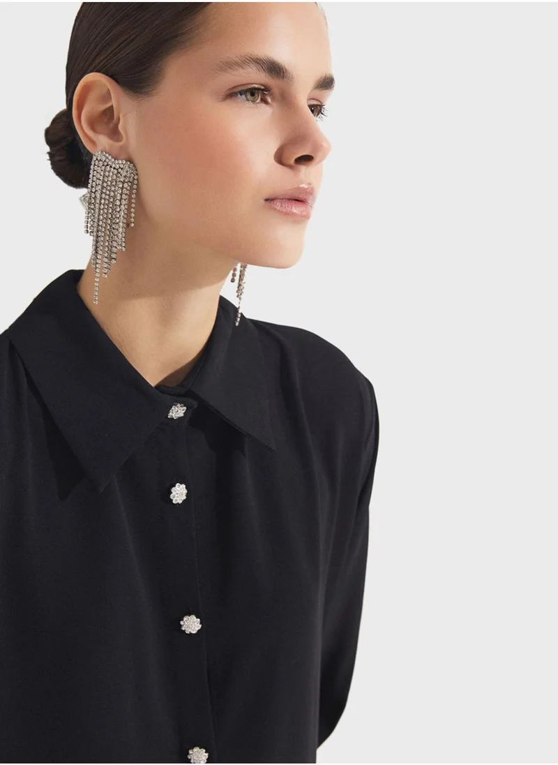 جون Button Down Shirt