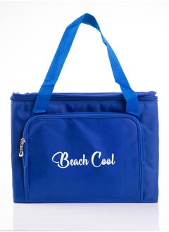 Generic Hot and Cold Lunch Bag - Padded and High Quality Material - Adjustable Strap - 35 Liter - Blue  - Image 1