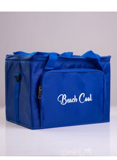 Generic Hot and Cold Lunch Bag - Padded and High Quality Material - Adjustable Strap - 35 Liter - Blue  - Image 2
