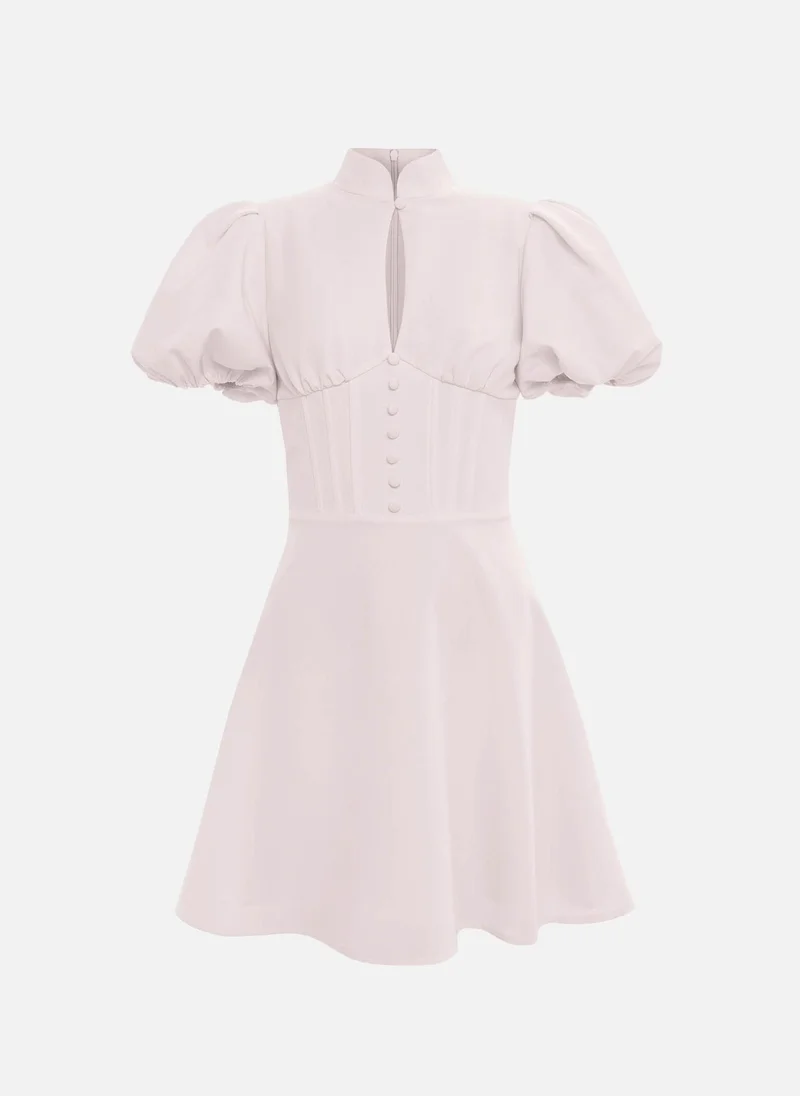 Lichi  Mini dress with puff sleeves for Women | Best Price UAE