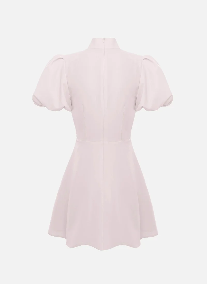 Lichi  Mini dress with puff sleeves for Women | Best Price UAE