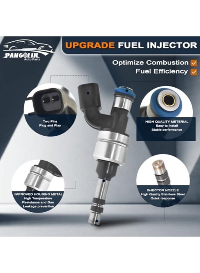 PANGOLIN 12633784 Fuel Injector Common Rail Injector 4PCS for 2010-2017 CHEVROLET-BUICK-GMC 2.4L Aftermarket Parts, 3 Month Warranty - Image 3