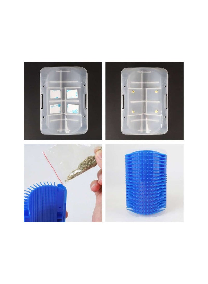 Corner Pet Brush Comb Play Cat Toy Plastic Scratch Bristles Arch Massager Self Grooming Cat Scratchers - Image 4