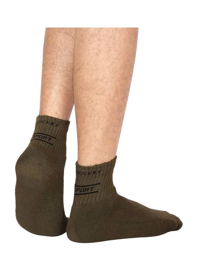 JOCKEY - Jockey 7036 Men Compact Cotton Terry Ankle Length Socks With Stay Fresh Treatment - Image 1