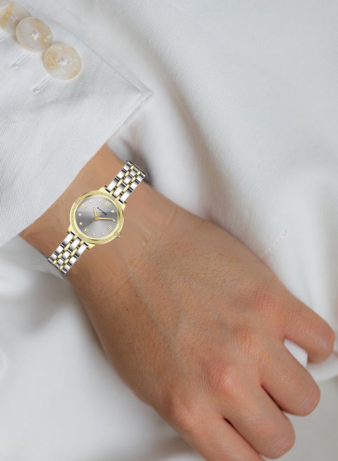 بلاك مون مراقبة رمادية مستديرة رمادية رمادية الذهب والفضة - Image 4