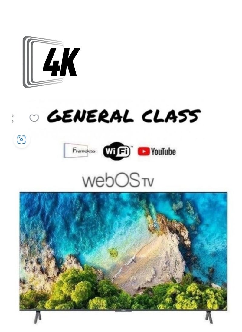 جنرال كلاس - شاشة تلفزيون  100 بوصة سمارت من جنرال كلاس 4K نظام ويبوس موديل GC-10024 - Image 1